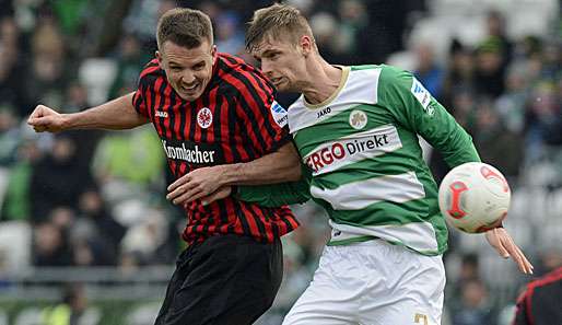 Lasse Sobiech (r.) war zuletzt von Borussia Dortmund nach Fürth ausgeliehen