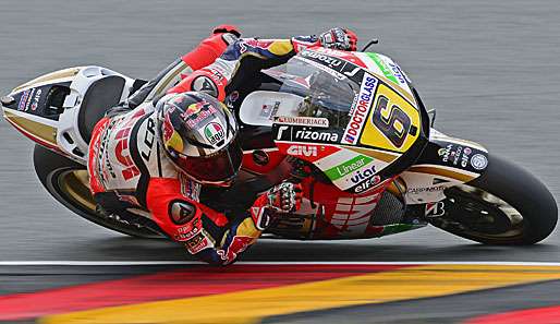Beim Heim-Grand-Prix startet der Deutsche Stefan Bradl aus der zweiten Reihe