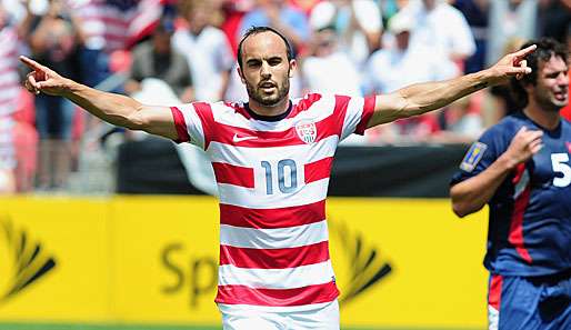 Sieg: Torschütze Landon Donovan und die USA haben das Viertelfinale bereits sicher