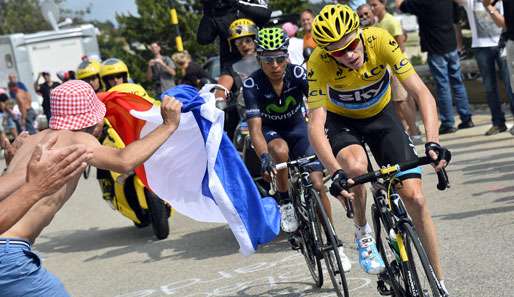 Sprang am Mont Ventoux allen davon: der Tour-Führende Christopher Froome