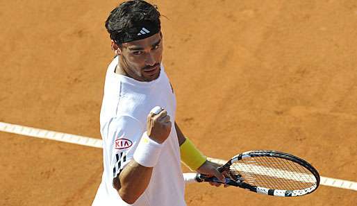 Der Italiener Fabio Fognini besigete Kohlschreiber in drei Sätzem