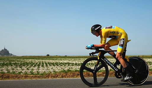 Chris Froome geht als klarer Favorit in das Einzelzeitfahren