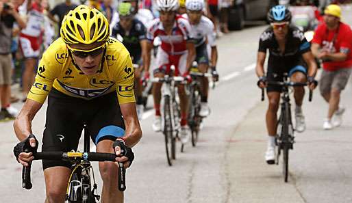 Chris Froome distanzierte nach Alpe d'Huez erst die Konkurrenz und hatte dann zu kämpfen
