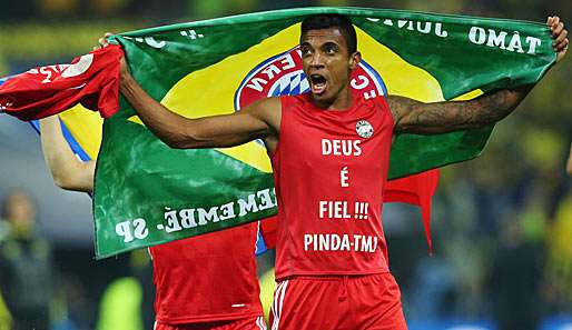 Luiz Gustavo holte mit dem FC Bayern 2013 das Triple