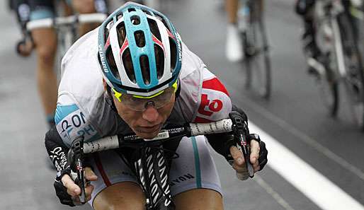 Marcel Sieberg war auf der Abfahrt des Col de la Madeleine gestürzt
