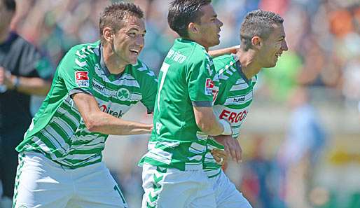 Greuther Fürth gelang nach langer Zeit mal wieder ein Heimsieg