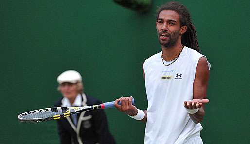 Dustin Brown erwischte keinen guten Tag in Gstaad und schied aus dem Turnier aus
