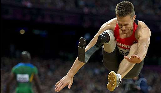 Markus Rehm sorgte mit seiner Weltklasseleistung für den ersten Platz in Lyon