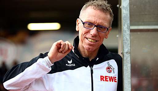 Peter Stöger gibt sich vor der Heimpremiere der Kölner selbstbewusst