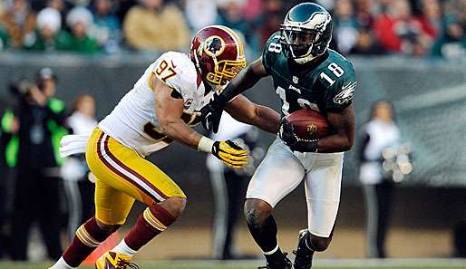 Schock für die Eagles: Jeremy Maclin (r.) fällt für den Rest der Saison aus.
