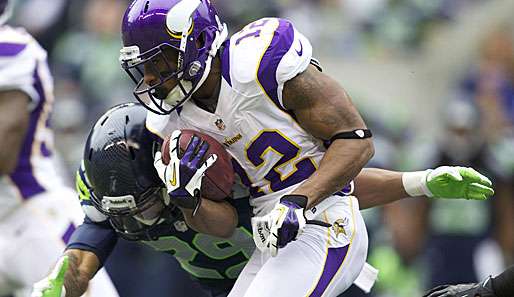 Erst im November wieder an Bord: Seattles Verteidiger Percy Harvin
