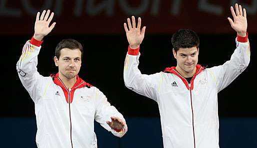 Starker Eindruck: Timo Boll (l.) und Dimitrij Ovtcharov dürfen wohl auch 2014 in China aufschlagen 