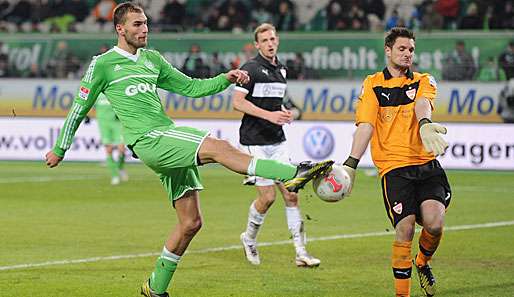 Nicht mit an Bord: Wolfsburgs Torjäger Bas Dost