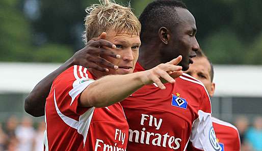 Alles gut: Nach turbulenten Tagen hat der HSV mit einem 4:0 die zweite Runde erreicht