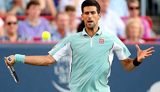 Novk Djokovic benötigte keine Stunde, um den Franzosen Richard Gasquet auszuschalten
