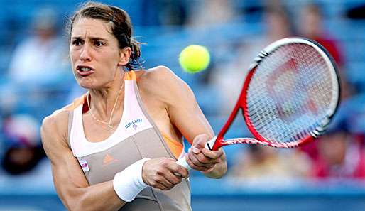 Andrea Petkovic warf beim Turnier in Cincinnati Daniel Hantuchova aus dem Wettbewerb