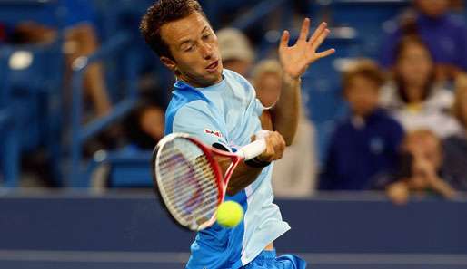 Philipp Kohlschreiber unterlag Roger Federer in der zweiten Runde mit 3:6, 6:7 (7:9)