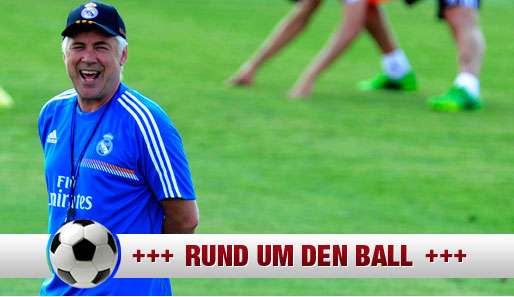 Blöd gelaufen: Carlo Ancelotti zählte auf einer Real-PK einen Absteiger zu den Titelanwärtern