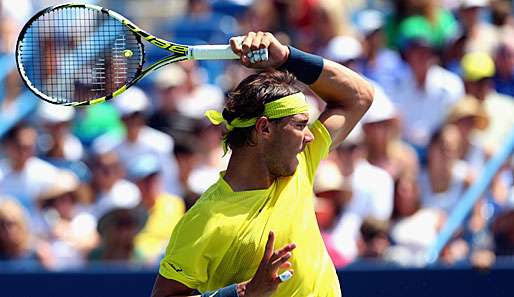 Rafael Nadal war in Cincinnati nicht zu besiegen und spielt sich für die US Open ein