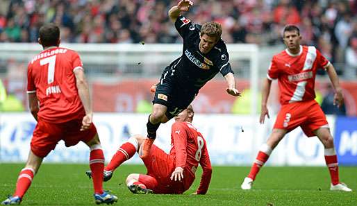 Im letzten Aufeinandertreffen im April 2012 siegte Fortuna Düsseldorf mit 2:1