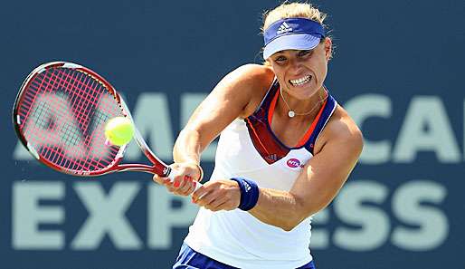 Angelique Kerber unterlag der Russin Jelena Wesnina in New Haven glatt in zwei Sätzen