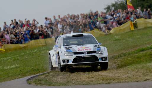 Sebastien Ogier verpasste auf der dritten Etappe an der Mittelmosel einen Bremspunkt
