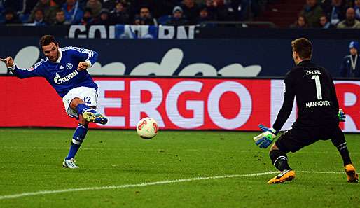 Marco Höger traf in der letzten Saison gegen Hannover 96