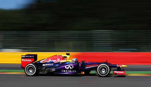 Sebastian Vettel fuhr im 3. Freien Training in Spa-Francorchamps die Bestzeit 