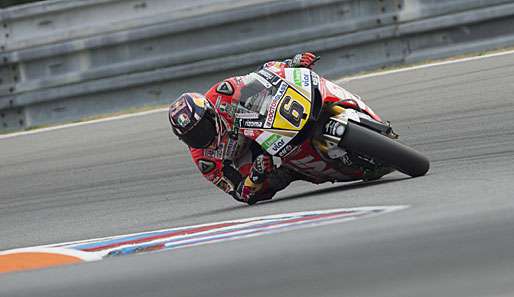 Nichts wurde es mit dem Sieg: Stefan Bradl wurde in Brünn Sechster
