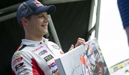 Stefan Bradl war beim GP von Großbritannien von Position vier gestartet, konnte aber nicht mithalten