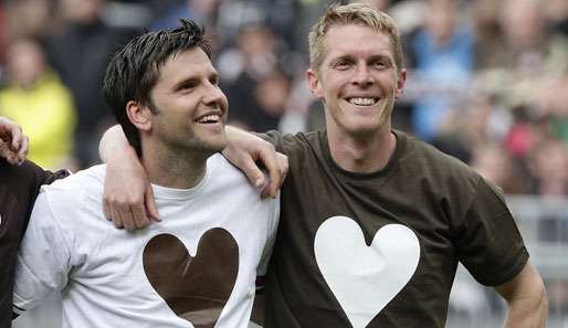 Marius Ebbers (r.) absolvierte für St. Pauli 31 Erst- und 107 Zweitligaspiele