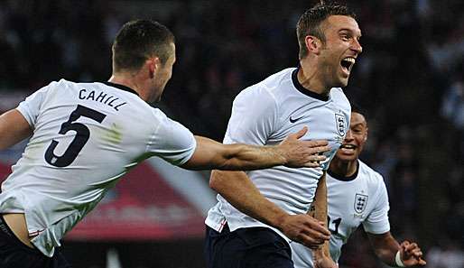 Der neue Held der Three Lions: Rickie Lambert rettet England mit seinem Siegtor gegen Schottland