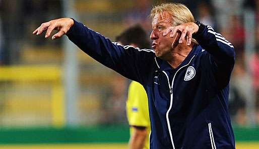 Horst Hrubesch und seine U-21-Junioren sind mit einem Sieg in die EM-Quali gestartet