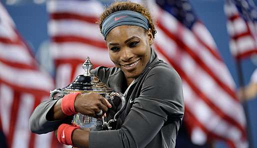 Den gebe ich nicht mehr her! Für Serena Williams war es bereits der fünfte Triumph in New York