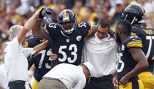 Pittburghs Maurkice Pouncey erlitt gegen die Titans einen Kreuz- und Innenbandriss