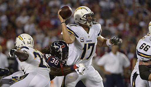Chargers-QB Philip Rivers warf 4 TD-Pässe zum 28:7-Zwischenstand - doch Houston schlug zurück