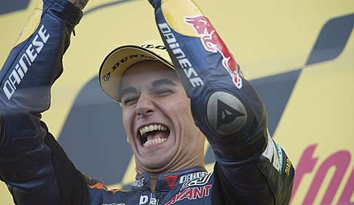 Luis Salom darf sich über den Aufstieg in die Moto2 freuen