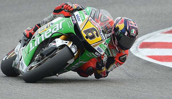 Stefan Bradl fuhr nach einem Sturz im Training nur auf den neunten Platz