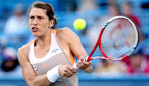 Alle Anstrengung war vergebens: Andrea Petkovic musste sich in drei Sätzen geschlagen geben