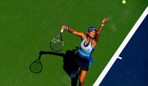 Julia Görges kassierte gegen die Rumänin Irina-Camelia Begu eine 4:6, 0:6-Pleite