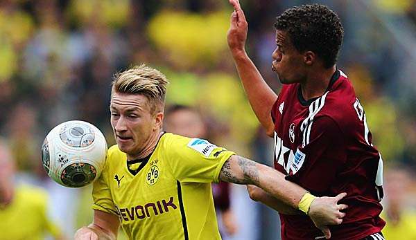 Marco Reus hatte gegen Nürnberg die erste Torchance des BVB