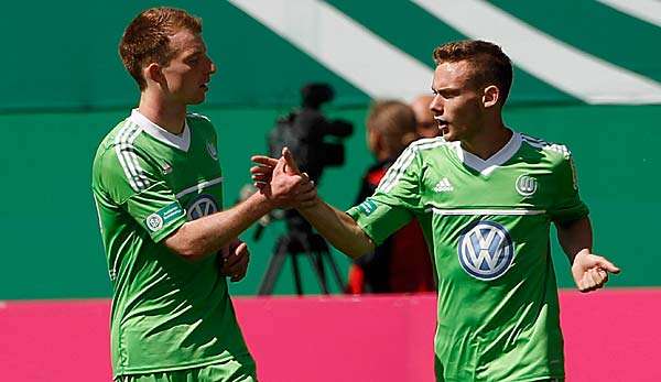 Federico Palacios-Martinez (r.) ist der Top-Torjäger in Wolfsburgs U-19-Meistermannschaft