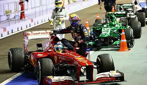 Mark Webber hat mit Unverständnis auf die Bestrafung für ihn und Fernando Alonso reagiert