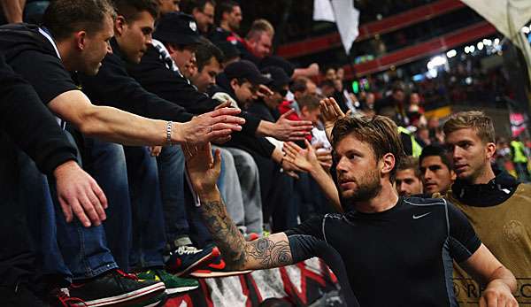 Tattoo-Liebhaber Marco Russ und die SGE-Fans haben sich wieder lieb