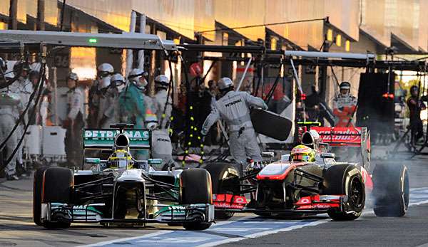 Nico Rosberg hat sich über das Verhalten von Sergio Perez beim Japan-GP echauffiert