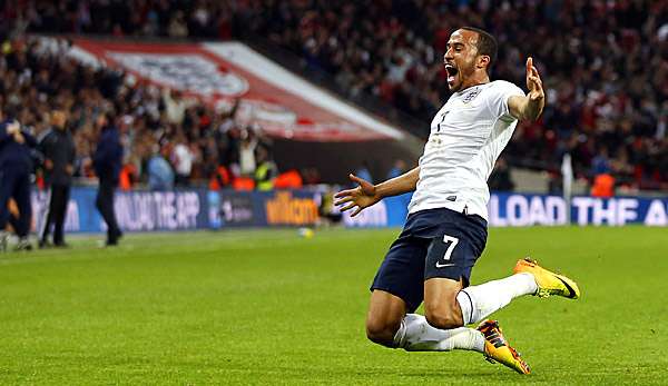 Andros Townsend feierte gegen Montenegro seine Premiere für die Three Lions