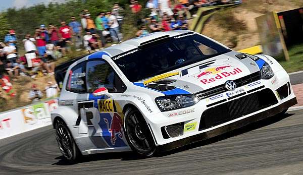 Jari-Matti Latvala kam in seinem Polo R als erstes ins Ziel