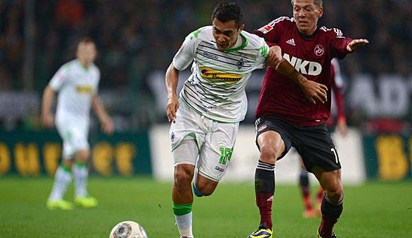 Juan Arango (l.) brachte die Gladbacher mit seinem Sonntagsschuss zurück in die Spur