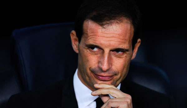 Massimiliano Allegri steht nach der 1:3-Niederlage bei Barca vor der Entlassung