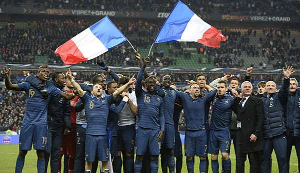 80.000 Fans feierten die Equipe Tricolore im Stadion